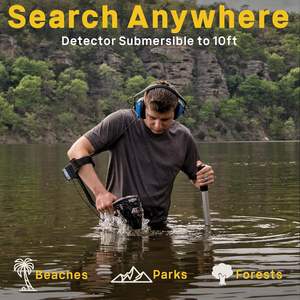Détecteurs de métaux Garet les plus vendus, détecteur de métaux, AT Max tout terrain, écouteurs MS-3 - Product Image 3