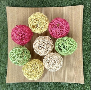 PRODUIT CHAUD BOULE DE ROTIN NATUREL POUR ANIMAUX DE COMPAGNIE-ROTIN PET CHEW PERROQUET HAMSTER LAPIN 100% DU VIETNAM ROTIN DE HAUTE QUALITÉ POUR ANIMAUX DE COMPAGNIE - Product Image 3