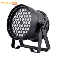 Iluminación LED de Alta Potencia para Escenarios Polarlights, Luz Par LED RGBW 4 en 1, Luz Par LED para Interiores 54*3W, para Espectáculos, Eventos, Conciertos