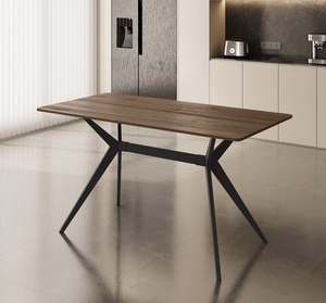 Table de salle à manger italienne noire en pierre frittée - Product Image 5