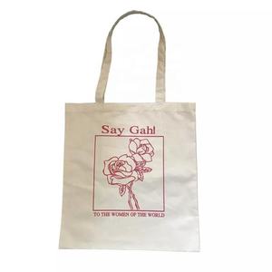 Venta al por mayor de algodón de las compras bolsa de lona estilo de tamaño personalizado plegable de lona reutilizable bolsa de compras con el logotipo impreso personalizado - Product Image 6