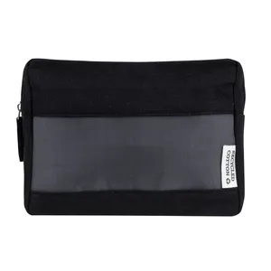 Borsa da Toilette in Tela Riciclata Goppo, Pochette Sostenibile per Gadget, Accessorio Ecologico - Product Image 1