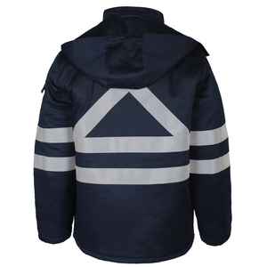 Công nghiệp <span class=keywords><strong>Hi</strong></span> <span class=keywords><strong>VIS</strong></span> bảo hộ lao động ngọn lửa kháng phản quang chống tĩnh điện Áo khoác an toàn cho năng lượng xây dựng và áo khoác công nghiệp nặng - Product Image 5