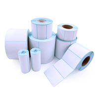 Étiquettes autocollantes blanches amovibles de 100*100 mm, feuilles de papier, cartons, taille et logo personnalisés