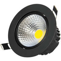 Foco LED Empotrable en Techo, Regulable, 4 Pulgadas, 10w, COB, Luz Blanca Cálida/Neutra, Ángulo de Haz Ajustable