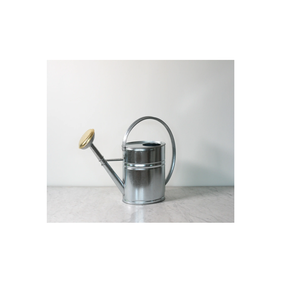 Bidon d'eau en métal galvanisé avec arrosoir poli noir pour plantes vertes d'extérieur avec vente - Product Image 6