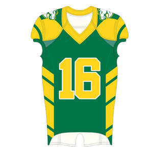 Haute qualité personnalisé Football américain uniforme ensemble garçons surdimensionné jeunesse collège formation maillot court respirant grande taille - Product Image 1