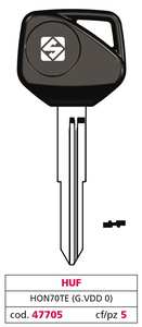 Chiave per Auto Hon70te (g. Vdd 0) Huf - Product Image 1