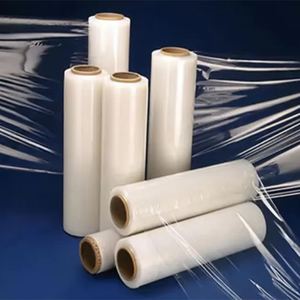 Película de envoltura elástica para máquina Manual, película de embalaje suave, paquete de embalaje, cartón, película adhesiva de envoltura elástica de transporte personalizada - Product Image 1