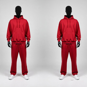 ชุดวอร์มผู้ชายสำหรับเล่นกีฬาวิ่งออกกำลังกายเทรนนิ่งฤดูใบไม้ผลิทรงโอเวอร์ไซส์ ปี 2026 ขายส่ง แห้งเร็ว ระบายอากาศได้ดี ไซส์พลัส คุณภาพสูง รับผลิตแบบ OEM - Product Image 4