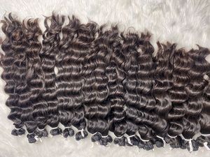 Lots de Cheveux Vierges Vietnamiens Remy 100% Naturels, Tissage de Cheveux Humains Bruts Super Double Drawn, Ondulations Naturelles, Cuticules Alignées, Vente en Gros - Product Image 4