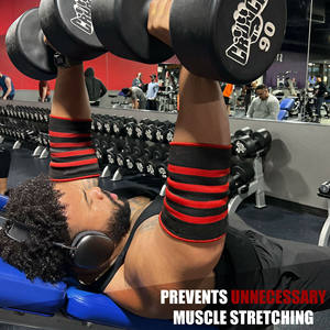 ปลอกแขนนีโอพรีนหนา 5 มม. สำหรับออกกำลังกาย ฟิตเนส ยกน้ำหนัก ฝึกซ้อม รองรับการเคลื่อนไหว ยืดหยุ่น กระชับ - Product Image 2