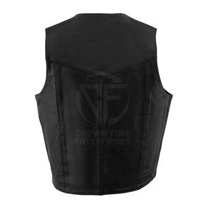 Veste en cuir à col montant pour hommes grande taille, style décontracté, respirante, hiver, utilisation en extérieur, vente en gros - Product Image 3