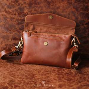 กระเป๋าคลัทช์ซองหนังแท้กระเป๋าหนังวัวที่เรียบง่ายสำหรับผู้หญิงเหมาะสำหรับงานกิจกรรมสำนักงานและแฟชั่นประจำวัน - Product Image 5