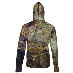 Sudadera con Capucha de Pesca de Manga Larga, Personalizada con Estampado Digital, Protección Solar UPF 50, Transpirable, de Secado Rápido, Talla Grande, Ligera, Reciclada - Product Image 6