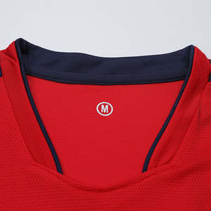 Uniformes Conjuntos Ropa de fútbol X-Conjunto de Jersey de tamaño grande Kits de fútbol Fútbol Rojo y blanco Jersey Conjuntos Sublimación Ropa de fútbol para hombres - Product Image 4