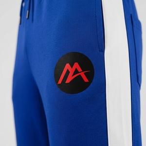 Conjunto Deportivo Azul Rey para Hombre, Chaqueta Deportiva con Cierre Completo, Pantalones Jogger con Franjas Laterales Blancas, Ropa Deportiva para Entrenamiento, Gimnasio y Fitness A - Product Image 5