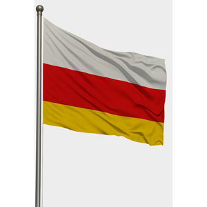 Bandera de Osetia del Sur para Exteriores, Impresa Digitalmente en Nailon, Seda y Aluminio, para Seguros de Automóviles, Educación, Agencias de Viajes y Exhibición - Product Image 1