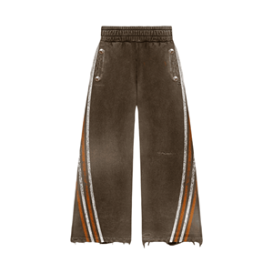 Conjunto Deportivo de Pantalones y Sudadera con Capucha para Hombre, Estilo Jogger, con Estampado de Pedrería Personalizado, de Dos Piezas, de Algodón y Felpa - Product Image 4