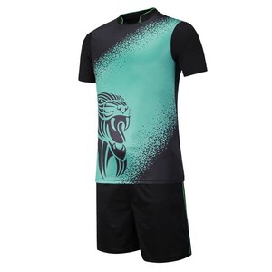 ชุดเสื้อฟุตบอลแบบระเหิดโพลีเอสเตอร์100% ชุดยูนิฟอร์มฟุตบอลแบบกำหนดเองชุดตัดโลโก้แบบอัตโนมัติ - Product Image 6