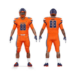 ชุดเครื่องแบบอเมริกันฟุตบอลชุดกีฬาเสื้อเจอร์ซีย์สำหรับฝึกซ้อมเกมฝึกโลโก้ตามสั่ง - Product Image 1