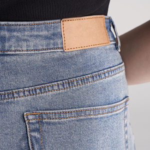 Faldas vaqueras 2025 de alta calidad, novedad de verano transpirable, Minifalda vaquera a la moda de Color sólido, vestido de mujer, transpirable con servicio OEM - Product Image 5