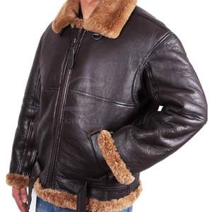 Veste en cuir d'agneau respirante pour homme de qualité supérieure, best-seller, vente en gros, dernier design, veste d'hiver légère pour homme - Product Image 3