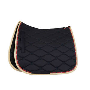 2025 Tapis de selle tout usage marine foncé avec broderie monogramme Tapis de selle Euro Cavall - Product Image 1