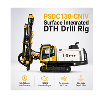 Foreuse hydraulique sur chenilles intégrée pour forage DTH 90-130 mm pour l'exploitation en carrière et le dynamitage de roches en construction