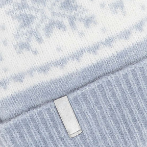 OEM nuevo gorro de invierno de moda Color personalizado 100% tela de lana Impresión digital Precio bajo gorro jacquard - Product Image 3