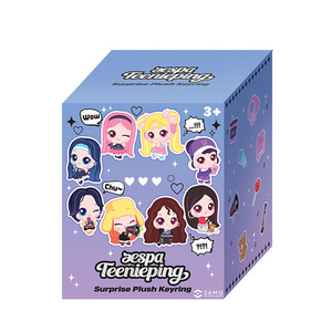 Porte-clés en peluche Aespa Teenieping Surprise, mini porte-clés 3D en forme de dessin animé, livraison aléatoire - Product Image 1