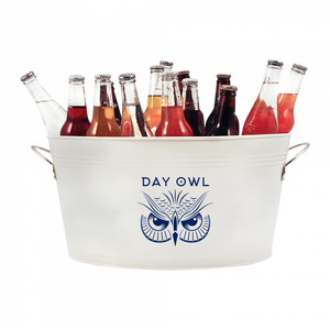 Newest Design <b>Beverage</b> <b>Tub</b> Latest Arrival Tableware Silver Color Metal Beer Wine Bottler Cooler <b>Ice</b> Basket - Product Image 2