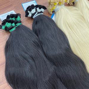Wholesale <b>Hair</b> Bulk Straight Natural Color Top Grade 100% Vietnamese Raw <b>Hair</b> Unprocessed Virgin <b>Hair</b> Can Dye 613 - Product Image 4