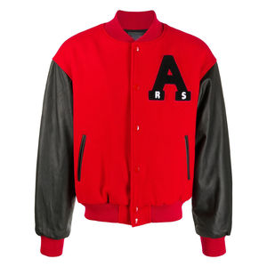 Chaqueta Universitaria Personalizada de Alta Calidad para Hombre, Chaqueta Deportiva de Manga Larga con Capucha, Chaqueta Universitaria de Tela Lisa para Hombre - Product Image 1