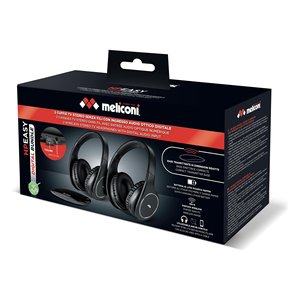 Casque radiofréquence HP SERIES UHF noir 19078 audio sans fil pour usage domestique et professionnel - Product Image 2