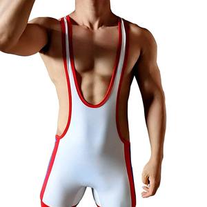 Traje de cuerpo de lucha libre personalizado de calidad superior de diseño superior para hombre - Product Image 2