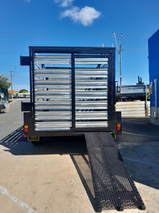 12 x 6 Box Cattle <b>Trailer</b> 3.5 Ton Heavy Duty Removable Crate Cattle, Sheep, Pig Transport Semi <b>Trailer</b> Wholesale Factory Price - Product Image 6