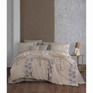Juego de Funda Nórdica de 3 Piezas BigBuy Home, Tamaño King, Color Beige, con Patrón de Plantas Bordado, para Uso Doméstico - Product Image 2