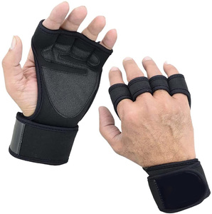 Guantes de Gimnasio Personalizables, Duraderos, de Secado Rápido, Transpirables, de Cuero, para Levantamiento de Pesas, Entrenamiento de Fisicoculturismo, Deportes, Ejercicio, Ciclismo - Product Image 5