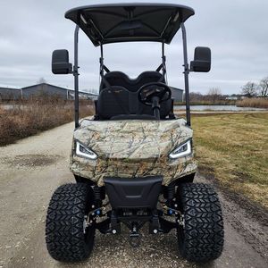 Carrito de golf eléctrico de 2 + 2 asientos de nuevo diseño muy fuerte para parque infantil al aire libre carrito de golf eléctrico todoterreno - Product Image 2