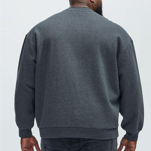 Sudadera de Forro Polar 100% Algodón para Hombre, Gruesa, Informal, Cálida, Suave, de Manga Larga para Exteriores y el Hogar - Product Image 2