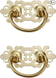 Poignée en métal en laiton faite à la main au design élégant avec poignée en métal fini antique pour tiroir d'armoire, etc. - Product Image 5