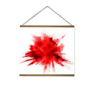 Paire de bandes magnétiques pour affiches de 92,5 cm en MDF naturel avec motif flottant - Product Image 2