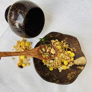 Assiette en coquille de noix de coco de haute qualité, belle forme, produit naturel, assiette en coquille de noix de coco avec une grande attraction - Product Image 4