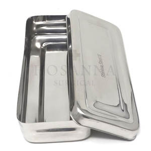 Surgical Tray Stainless Steel <b>Mesh</b> Frame <b>Basket</b> Manual Power Source Sterilization Tray for Surgical Use - Product Image 2