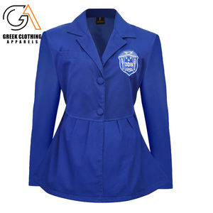 Zeta Phi Beta Casual Blazer Mujer Greek Sorority Blue Blazer Parche bordado Ropa griega personalizada Ajuste ligero - Product Image 6