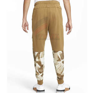 กางเกงสเวตเตอร์ลำลองสำหรับผู้ชายผ้าคอตตอนสีเข้มน้ำหนักเบา100% ฤดูหนาว - Product Image 2