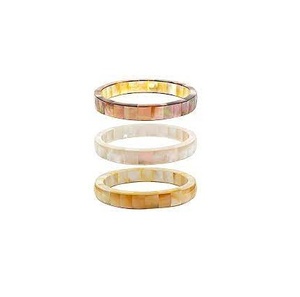 Brazalete de latón nácar, superventas, pulseras para mujer, brazalete Popular de perlas para madre - Product Image 4