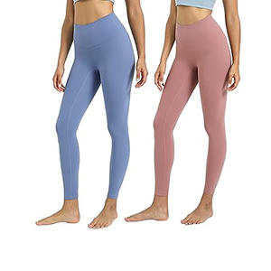 BD personnalisé taille haute Yoga Leggings respirant maigre Fitness pantalon côté téléphone poche ventre contrôle pour motif d'entraînement en plein air - Product Image 3