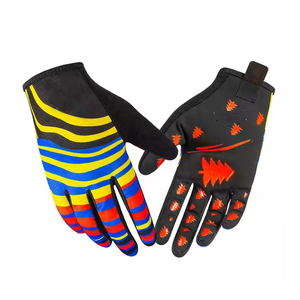 Gants de motocross professionnels de course, légers, à écran tactile en cuir, avec impression de logo personnalisée, dernier design, vente en gros - Product Image 6